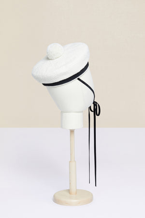 Tweed sailor hat