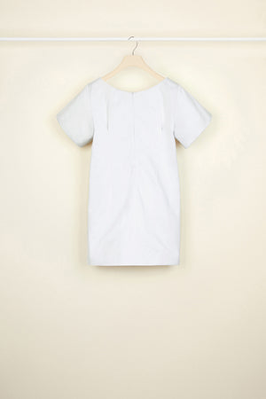 Bow cotton mini dress