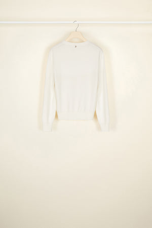 クロシェ カラー ファインウール ジャンパー