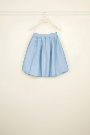 Cotton bubble skirt