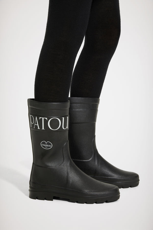 Patou - Patou x Le Chameau mid-calf rubber boots
