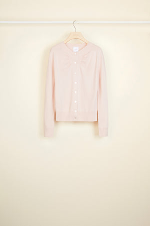 Cardigan fin en laine et cachemire