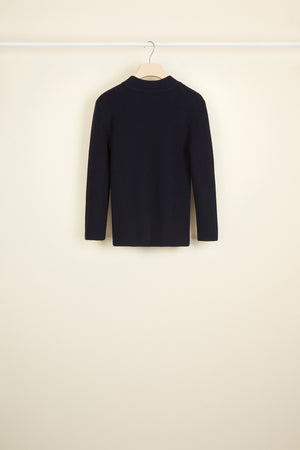 Maglione in lana merino con spille