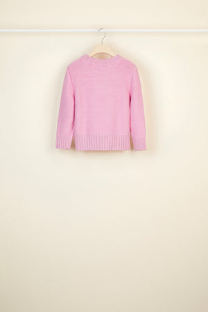 Pull en laine à motif parfum