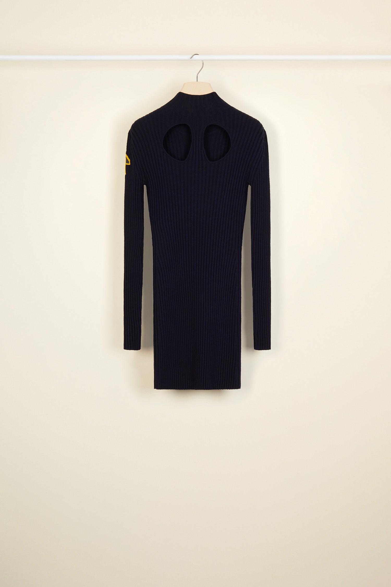 Patou | Navy blue jumper dress with cut-outs at the back - Patou.com Patou | Navy blue jumper dress with cut-outs at the back - Patou.com