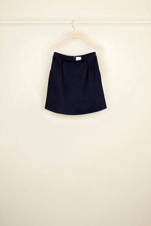Wool and cashmere tulip skirt