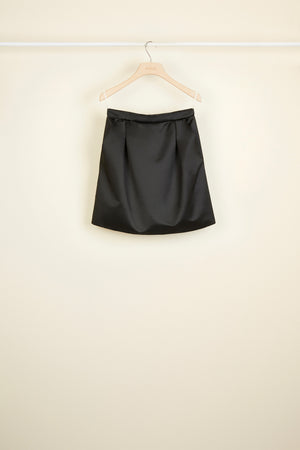 Satin tulip skirt