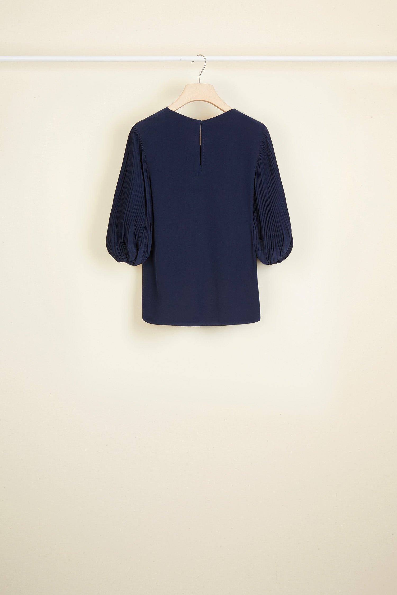 Patou - Cut Bow Top - Navy - Navy - Cut Bow Top