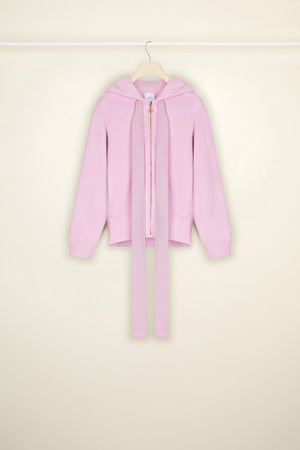 Organic cotton Patou zip-up hoodie