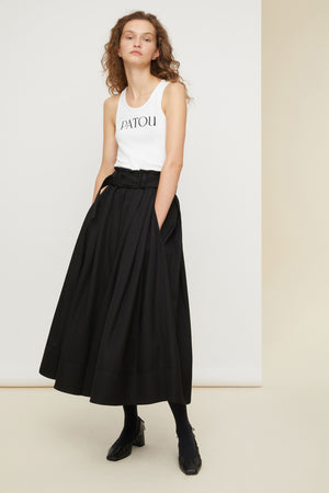 Tricotine wool culottes