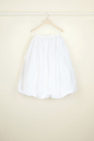 Cotton bubble skirt