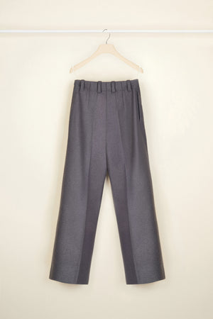Pantalon large en laine