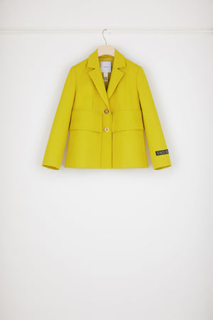Box jacket in organic cotton