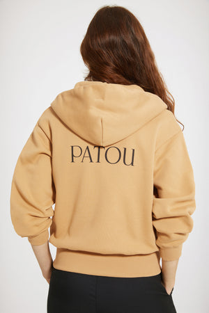 Patou zip-up hoodie in organic cotton