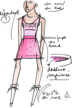 Patou tank top in organic cotton