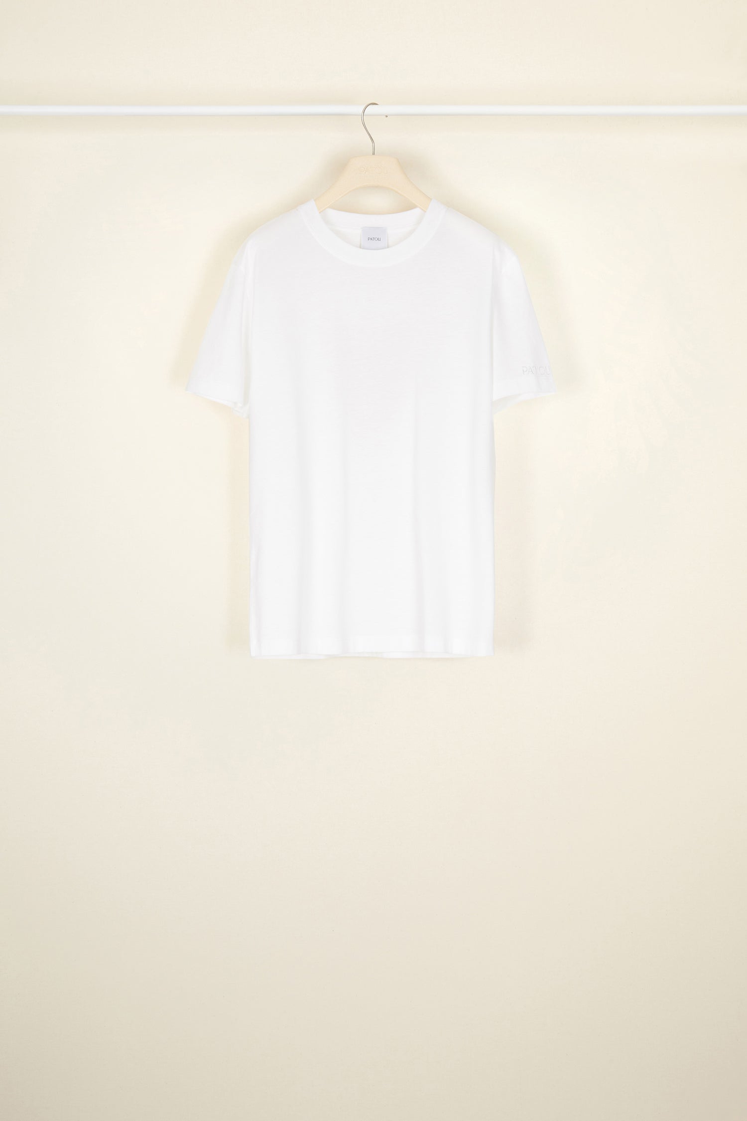 Patou - Heart cut-out organic cotton tee - White - Patou says: follow your heart.White organic cotton tee. Patou label on the sleeve. Cut-out heart embroidery at the back. Japan exclusive!