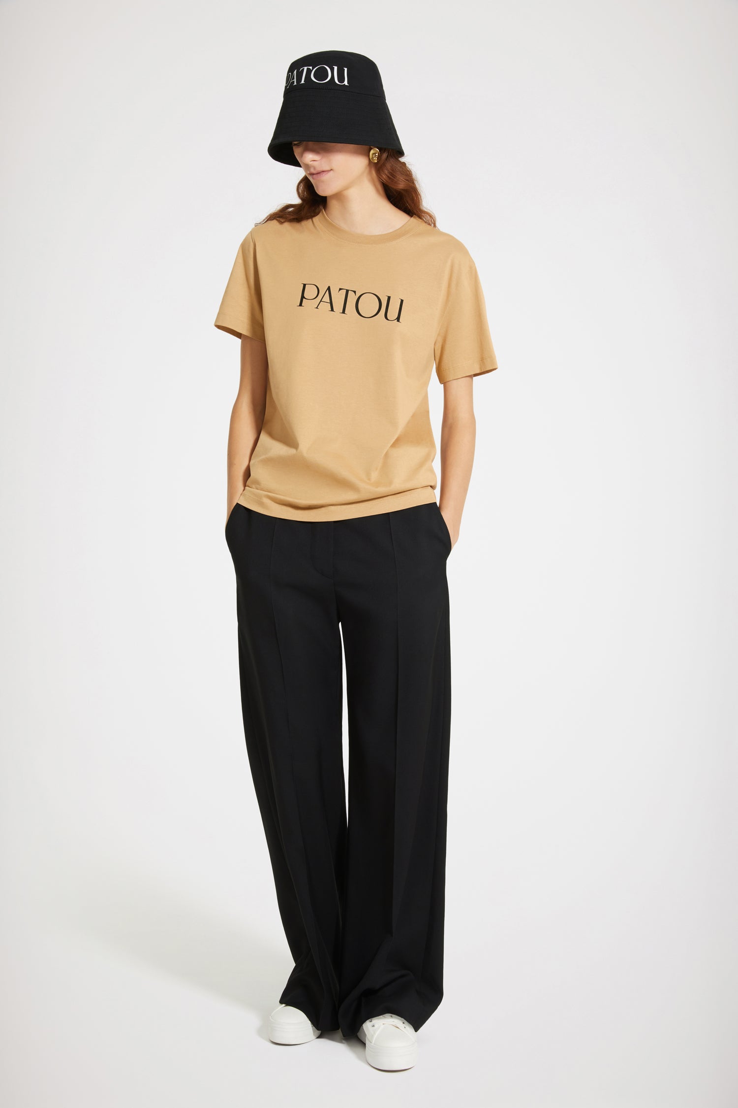 PATOU Tシャツ　オーガニックコットン パトゥロゴTシャツ