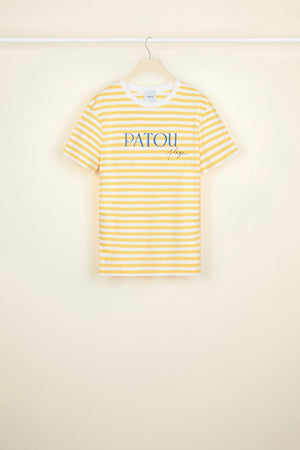 Maglietta a righe Patou Plage in cotone bio