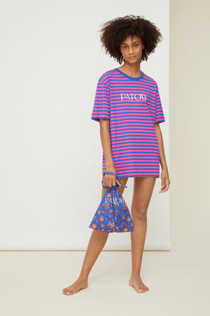 Maglietta a righe Patou Plage in cotone bio