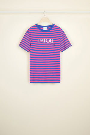 Maglietta a righe Patou Plage in cotone bio