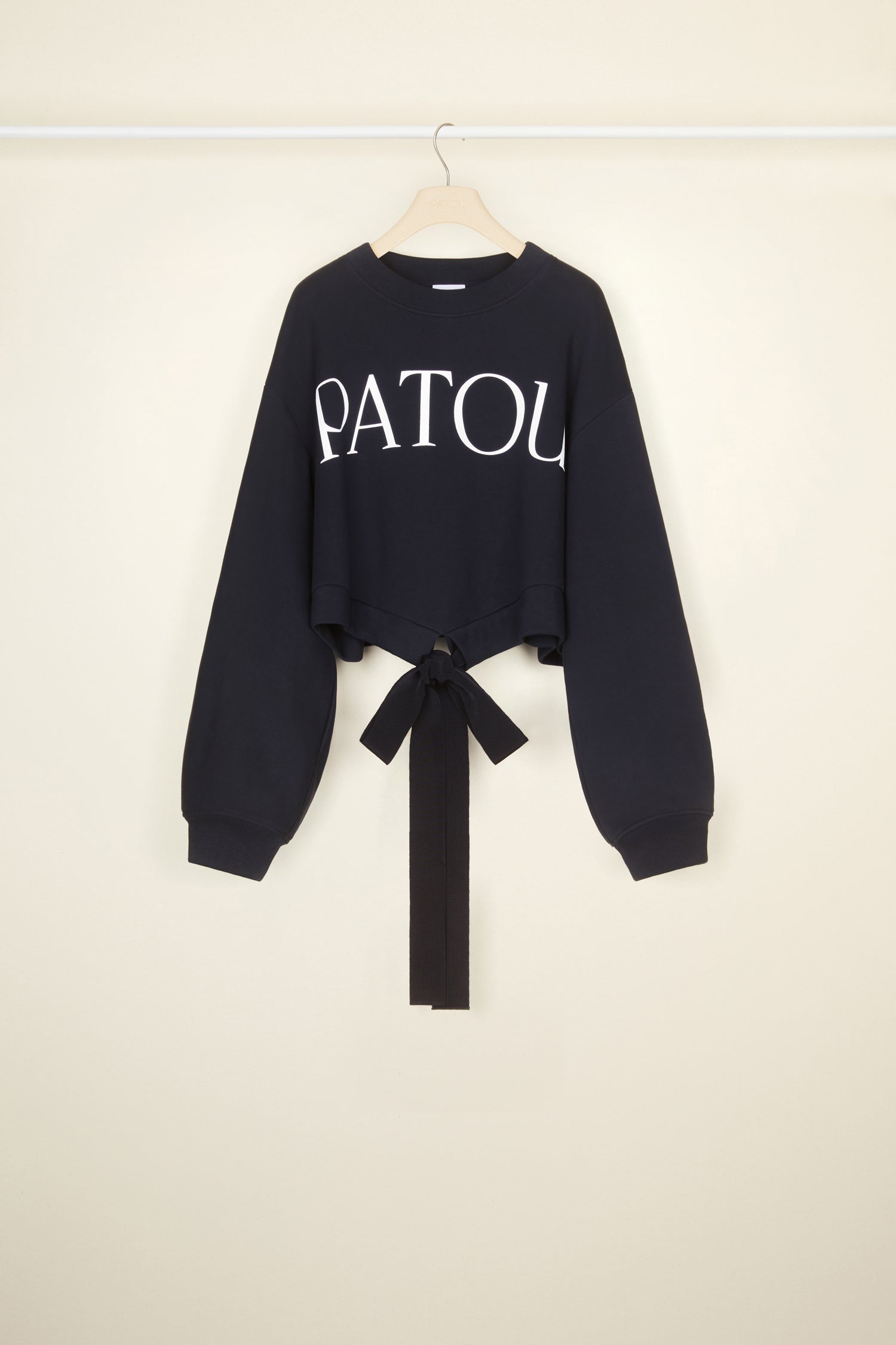 Patou | オーガニックコットン クロップド グログラン スウェットシャツ