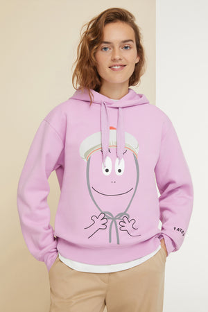 オーガニックコットン バーバパパ ユニセックス フーディー