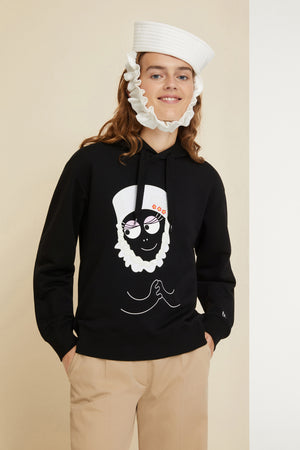 Barbamama unisex hoodie in organic cotton