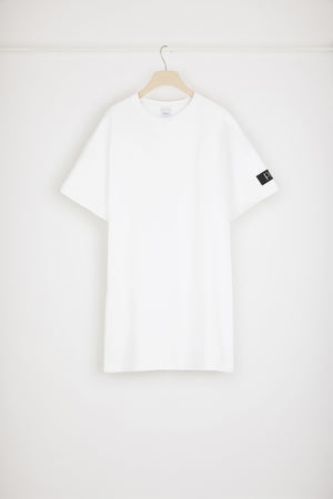 T-Shirt-Kleid mit abnehmbarem Kragen aus Bio-Baumwolle