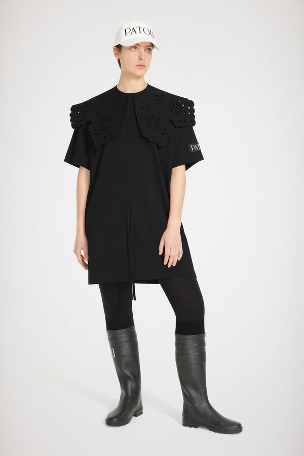 Patou - T-Shirt-Kleid mit abnehmbarem Kragen aus Bio-Baumwolle
