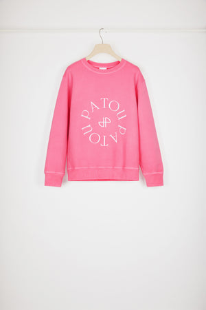 Medallion logo sweatshirt in organic cotton