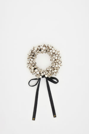 Bracciale con campanine in ferro argentato