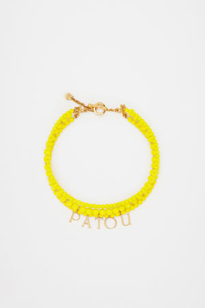 Bunte Patou Glasperlenkette