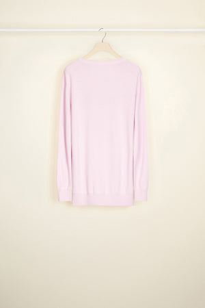 Logo-Pullover mit Kreuzstich