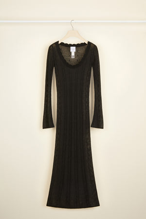 Midi summer knit dress