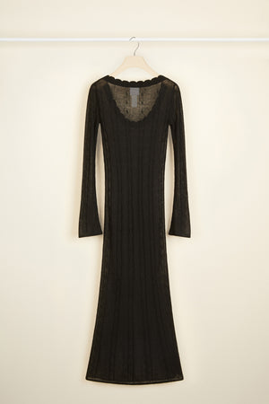 Midi summer knit dress