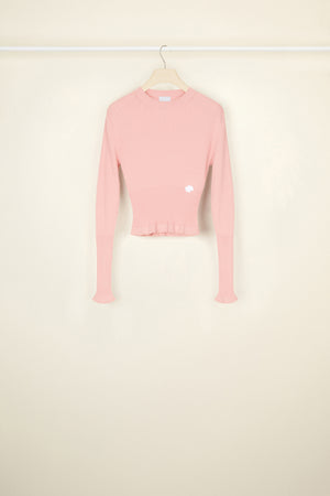 Maglia a coste in cotone bio