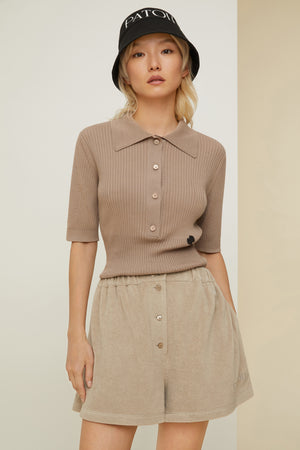 Polo en maille de coton bio