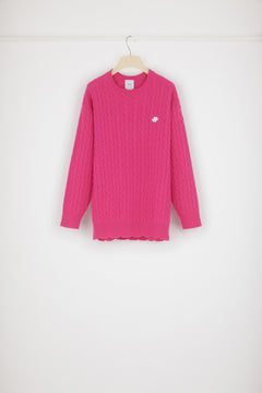 JP cable knit jumper in Merino wool