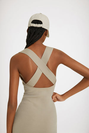 Strickkleid aus Wollmix mit rundem Saum