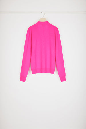 Patou stamp cardigan in wool and cashmere