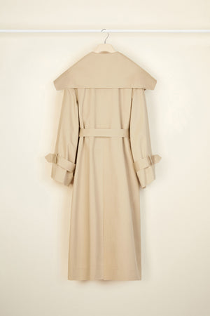 Signature trenchcoat in organic cotton