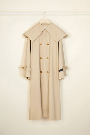 Signature trenchcoat in organic cotton
