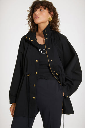Parka en gabardine bio