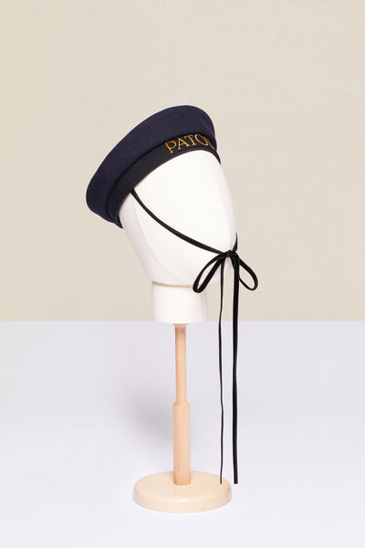 Patou | Wool & cashmere sailor hat (colour: navy) - Patou.com