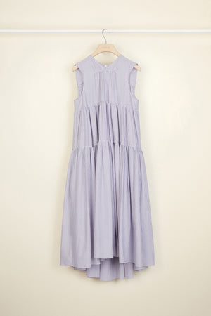 Vestito maxi a balze