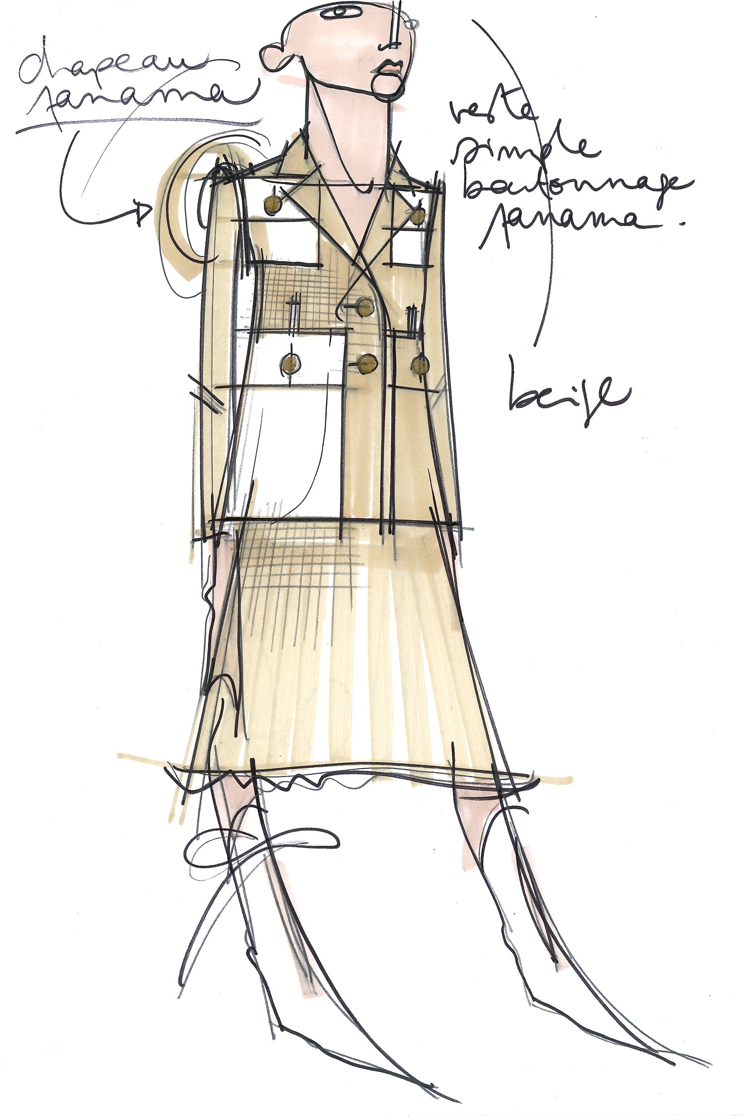 Patou - Cropped cotton safari jacket - Vanilla - It&amp;#39;s the summer of the saharienne!Vanilla Panama cotton safari jacket. Boxy fit. JP logo-engraved gold-coloured buttons. High, off-centre flap pockets inspired by the Patou archive. Tailor-style Patou label on the sleeve. Fully lined.