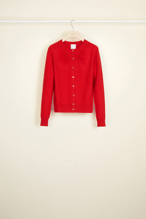 Cardigan aus Merinowolle und Kaschmir