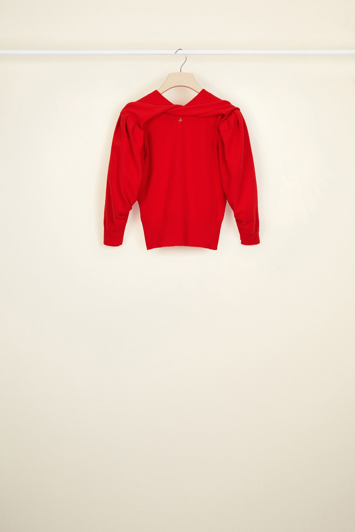 Patou | Twist collar wool jumper - Poppy 