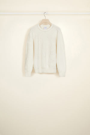 3D wool jumper