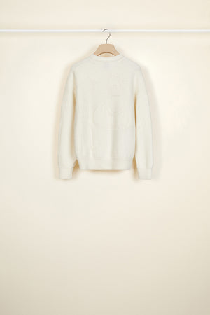 3D wool jumper